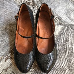 Gentle Souls Black Mary Jane Pumps